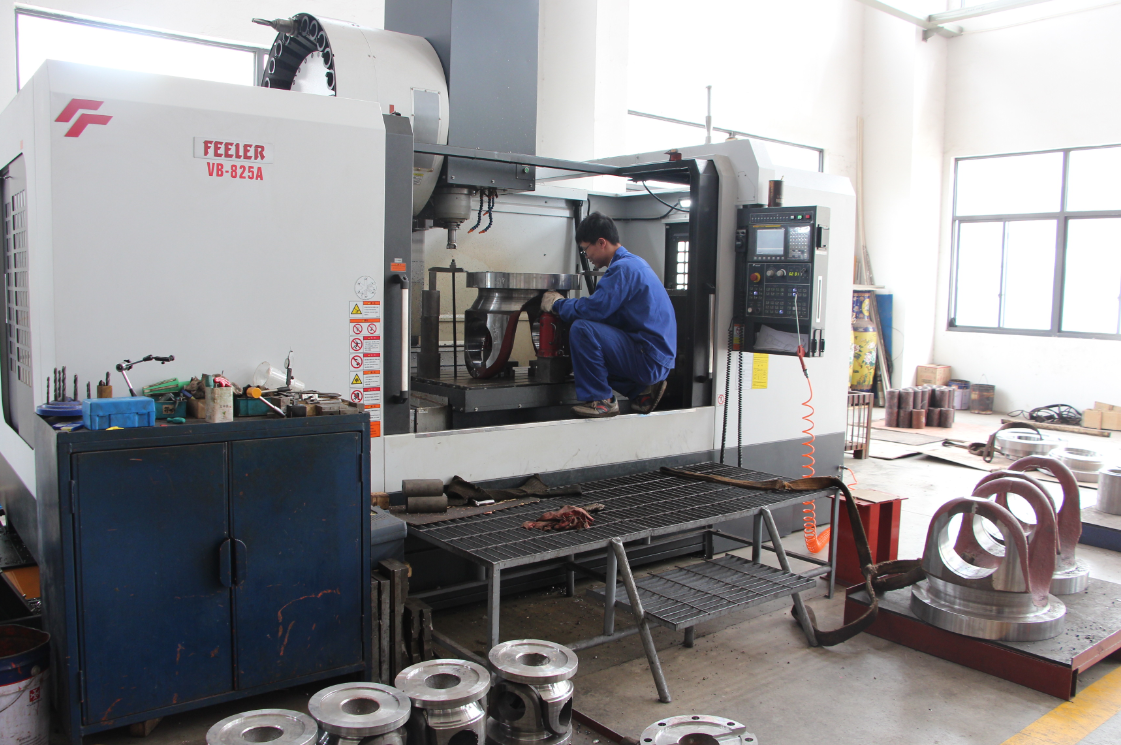 數控加工法蘭叉頭